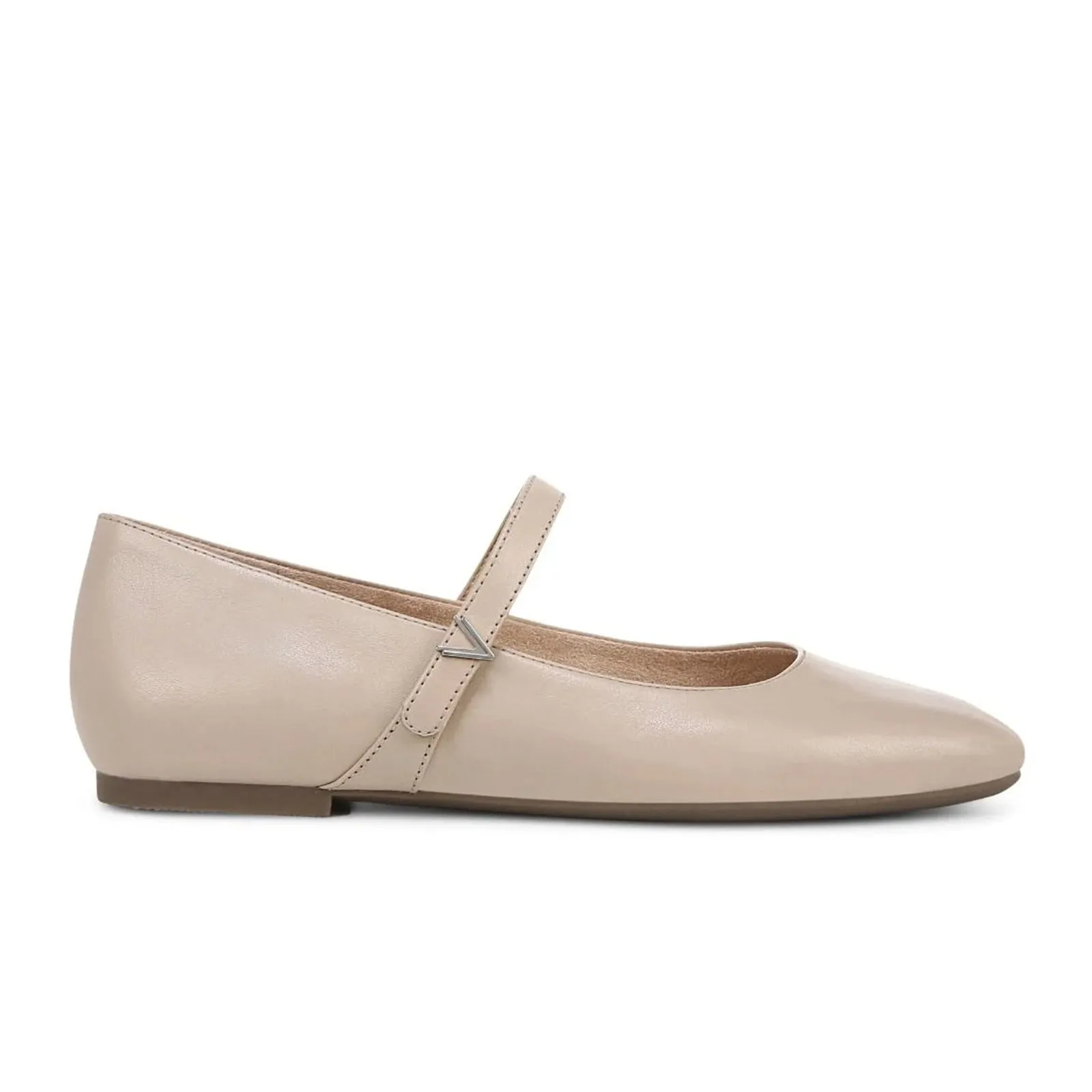 Vionic Alameda Mary Jane Flat (Women) - Oatmeal Beige Leather