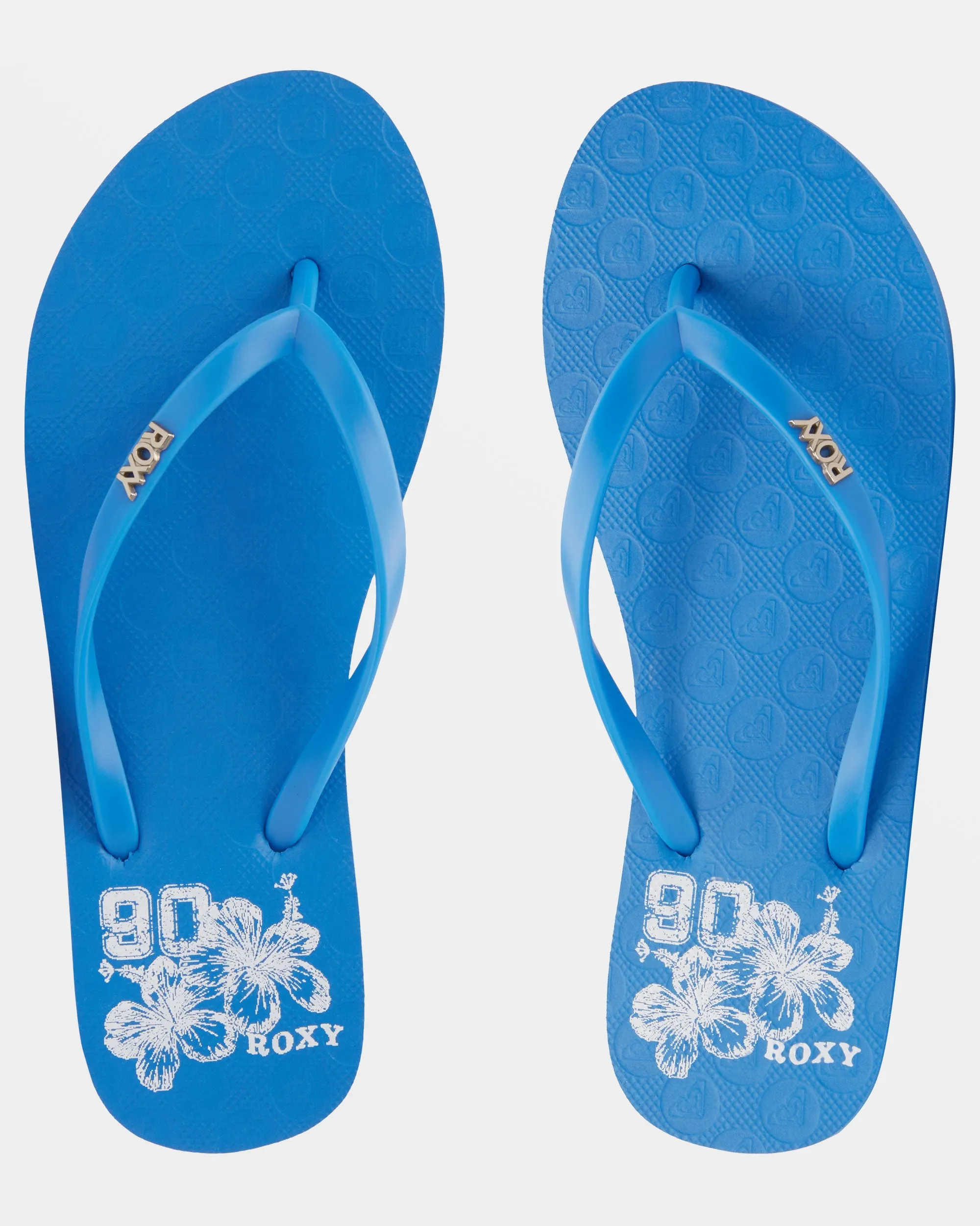 Viva Stamp Flip-Flops - Baja Blue