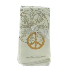 Walter Knabe Hand Printed Napkin Set Peace