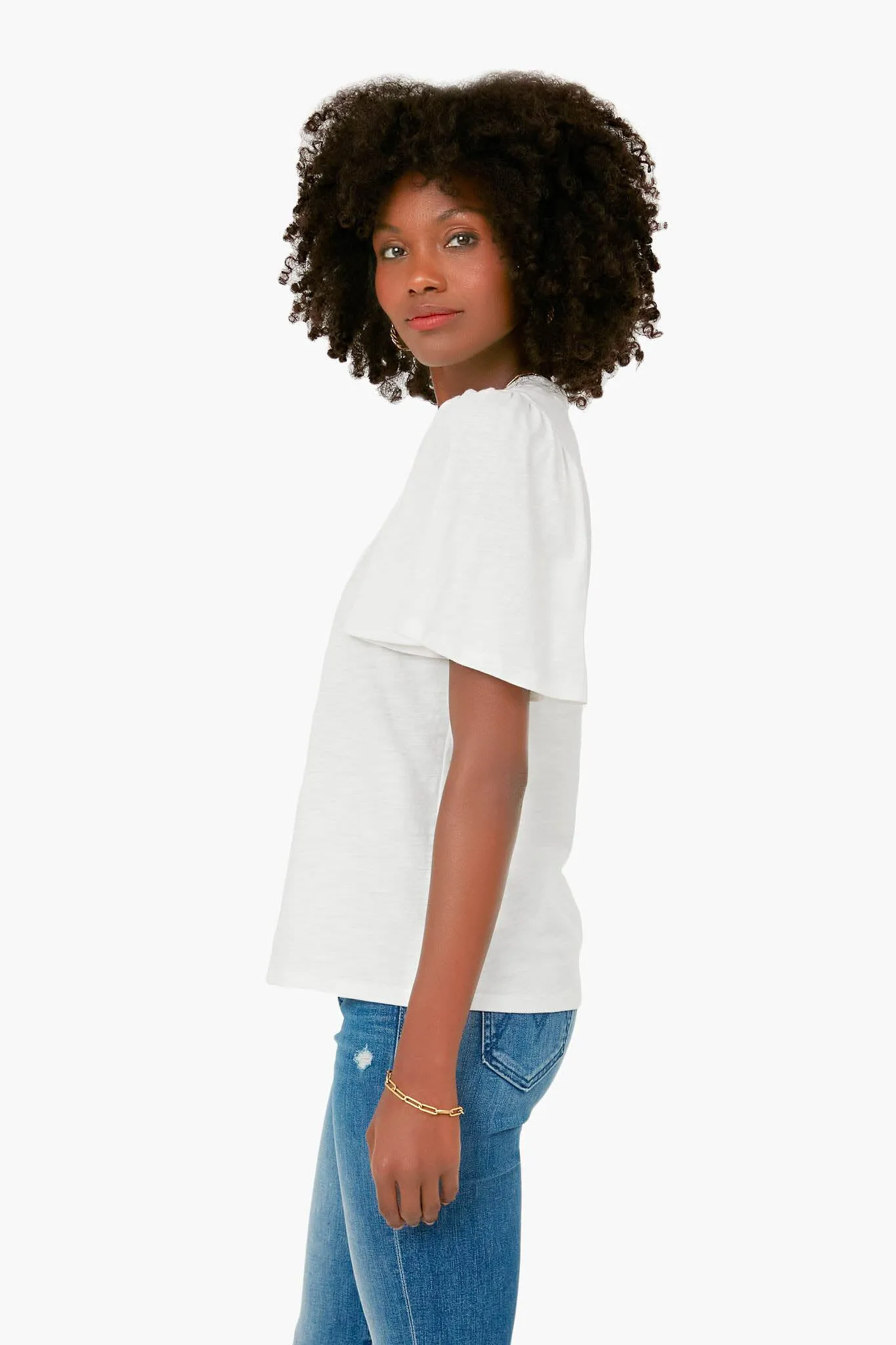 White Tommy Short Sleeve Crewneck