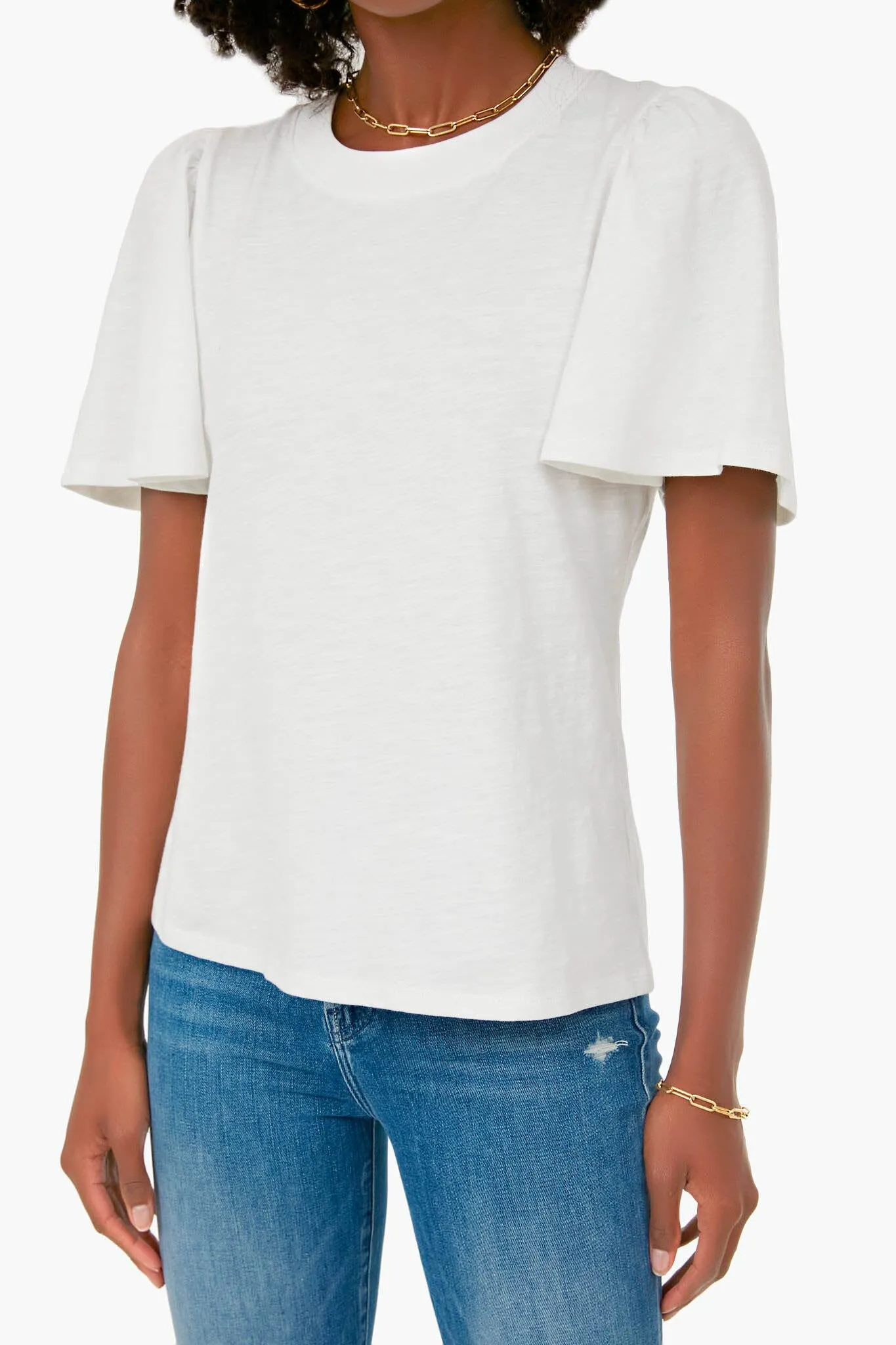 White Tommy Short Sleeve Crewneck