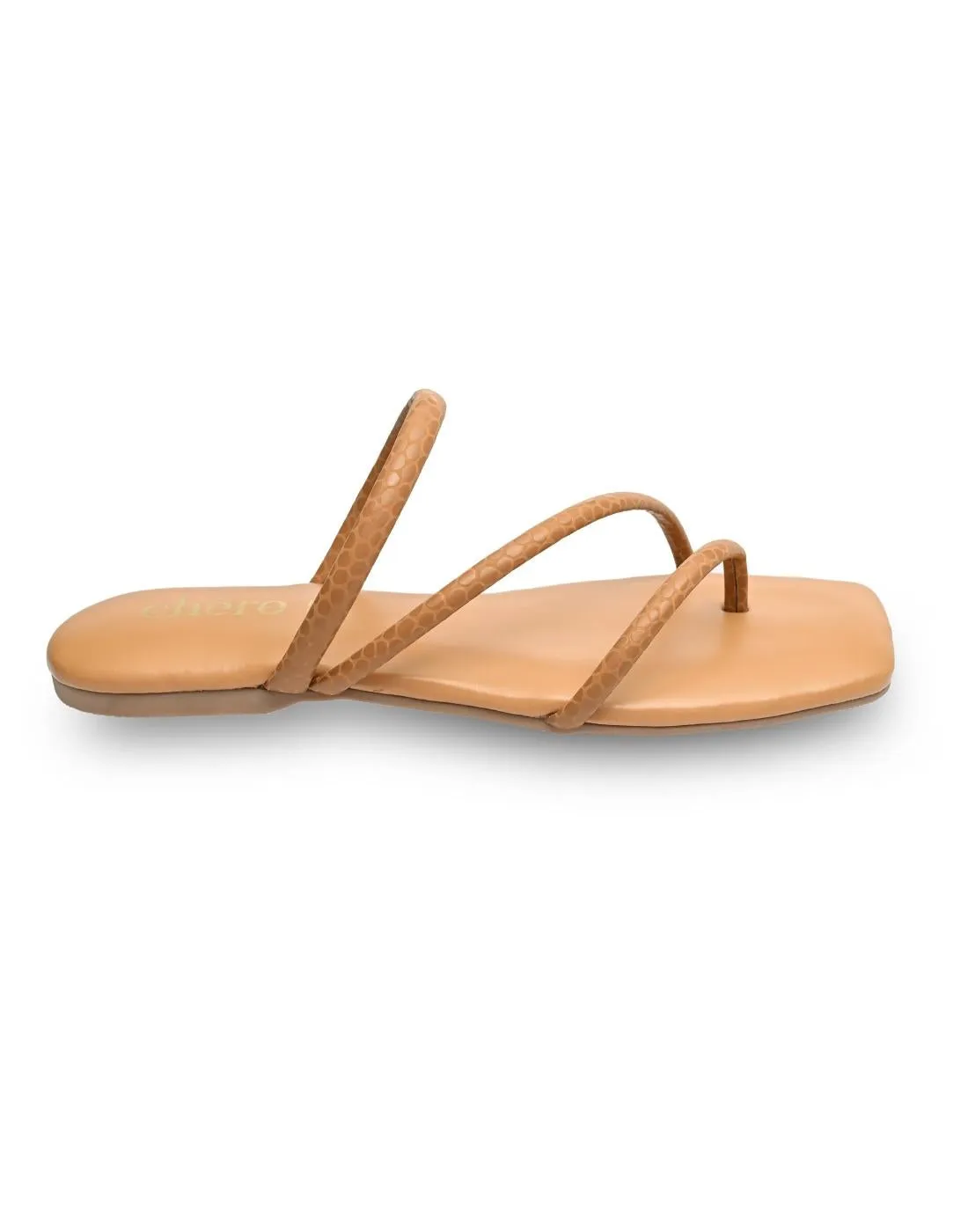 Women's Brown Strappy Flats