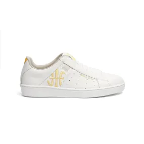 Women's Icon Genesis Bubblegum White Yellow Leather Sneakers 91992-300