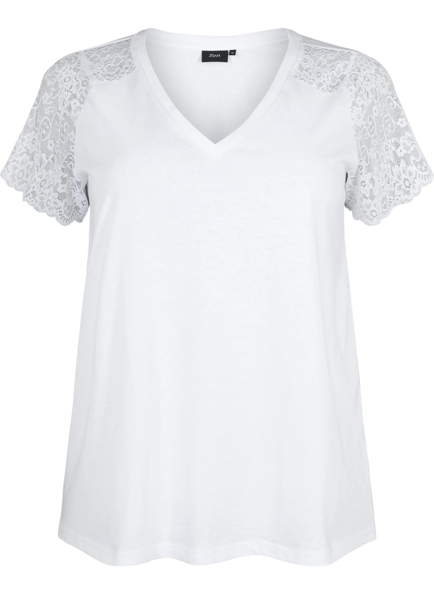 Zizzi Brynn T-Shirt in White