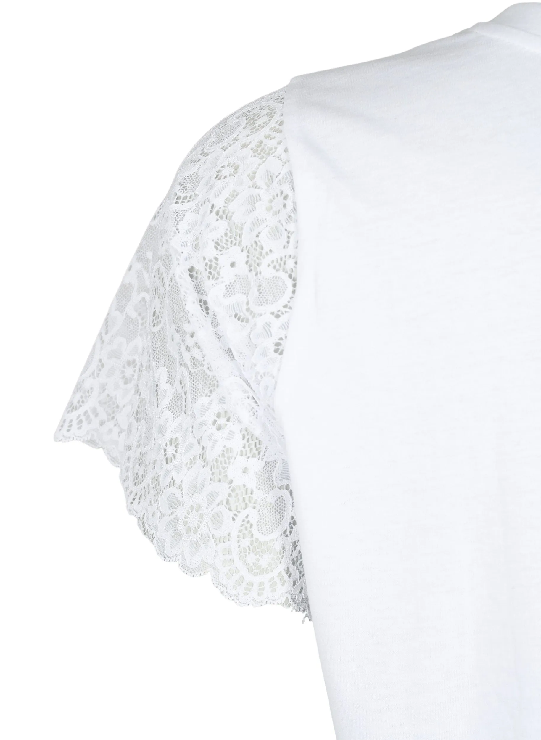 Zizzi Brynn T-Shirt in White